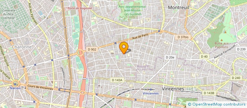 localisation de l'entreprise MONSIEUR RUBEN ZERBIB à MONTREUIL