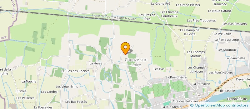 localisation de l'entreprise MONSIEUR RUBENE ICOS  CHOUZE-SUR-LOIRE