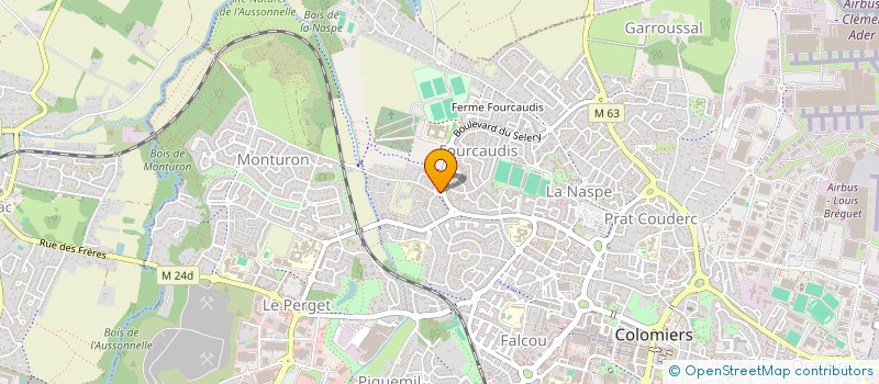 localisation de l'entreprise MONSIEUR RUBENS BELBEZE à COLOMIERS