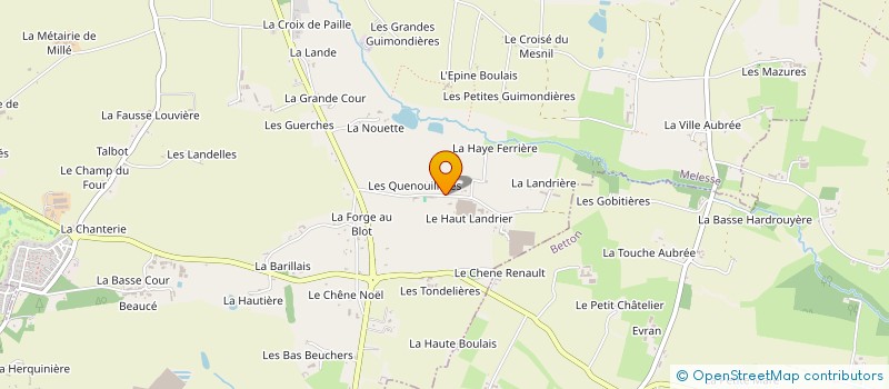 localisation de l'entreprise MONSIEUR RUBENS BROSSARD à MELESSE