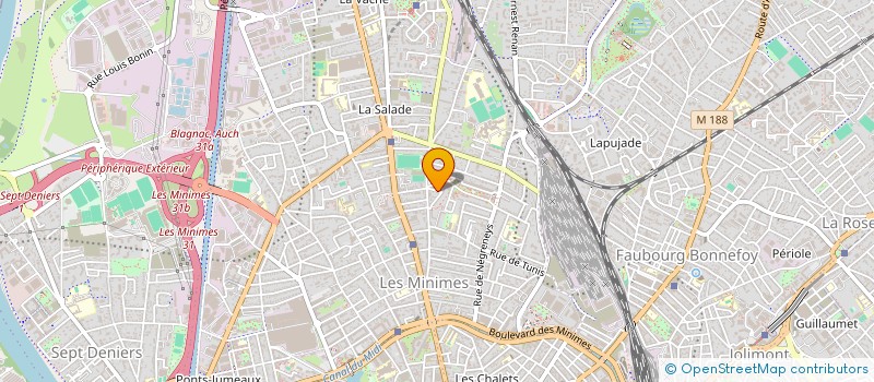 localisation de l'entreprise MONSIEUR RUBENS MARTINS E NASCIMENTO à TOULOUSE