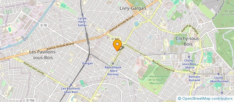 localisation de l'entreprise MONSIEUR RUBENS VENDEIRO  LIVRY-GARGAN