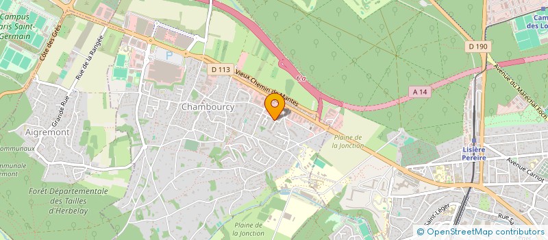 localisation de l'entreprise MONSIEUR RUCHIRA BISWAS à CHAMBOURCY