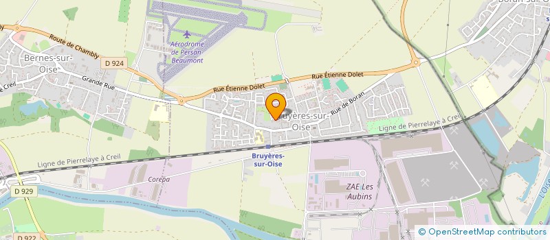 localisation de l'entreprise MONSIEUR RUDDY ALLAMELLON  BRUYERES-SUR-OISE