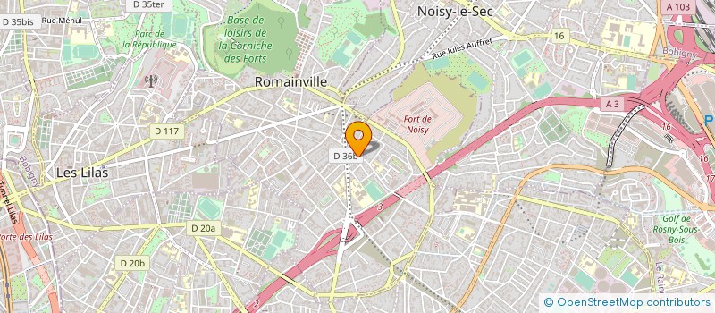 localisation de l'entreprise MONSIEUR RUDDY ASSOR à ROMAINVILLE