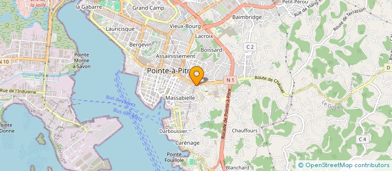 localisation de l'entreprise MONSIEUR RUDDY BAPTISTE à LES ABYMES