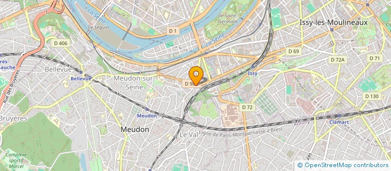 localisation de l'entreprise MONSIEUR RUDDY BELGACEM à MEUDON