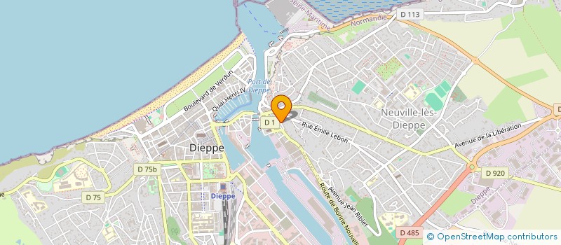 localisation de l'entreprise MONSIEUR RUDDY DELATRE  DIEPPE