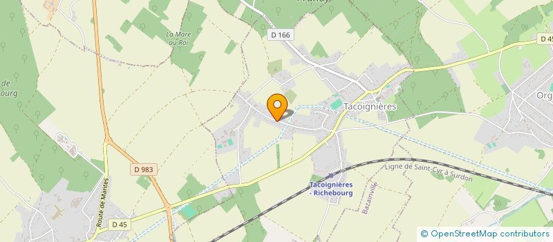 localisation de l'entreprise MONSIEUR RUDDY DOUGLAS  TACOIGNIERES