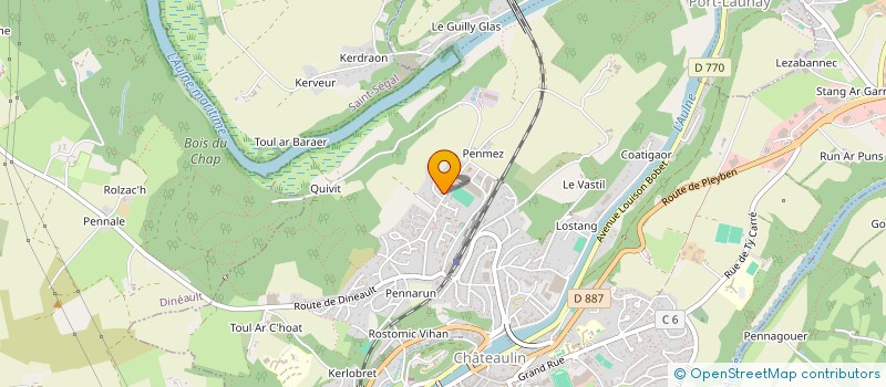 localisation de l'entreprise MONSIEUR RUDDY ENGUEHARD à CHATEAULIN