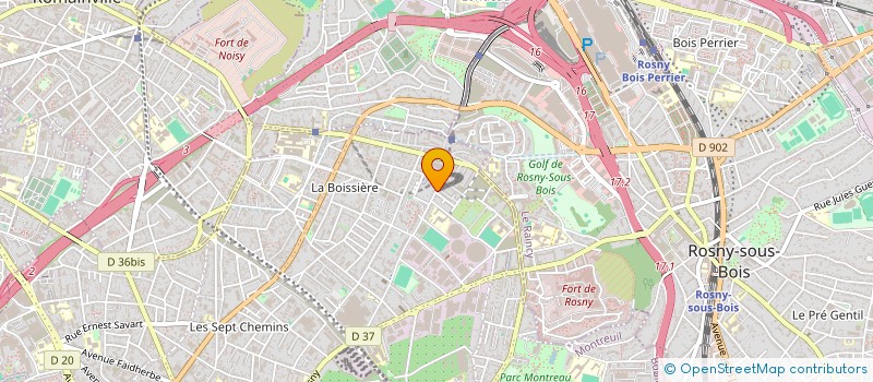 localisation de l'entreprise MONSIEUR RUDDY FALCK à MONTREUIL