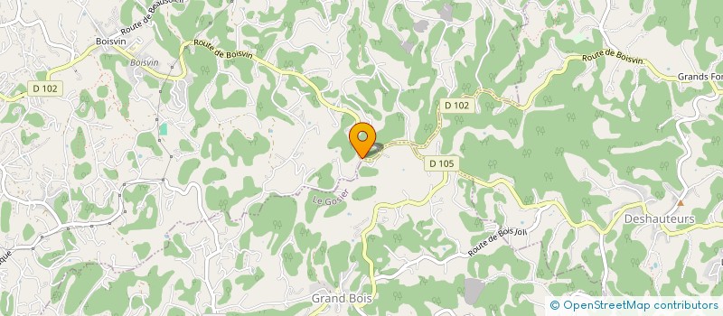 localisation de l'entreprise MONSIEUR RUDDY GOVAL à LES ABYMES
