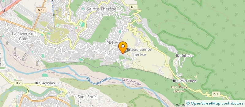 localisation de l'entreprise MONSIEUR RUDDY GRONDIN à LA POSSESSION