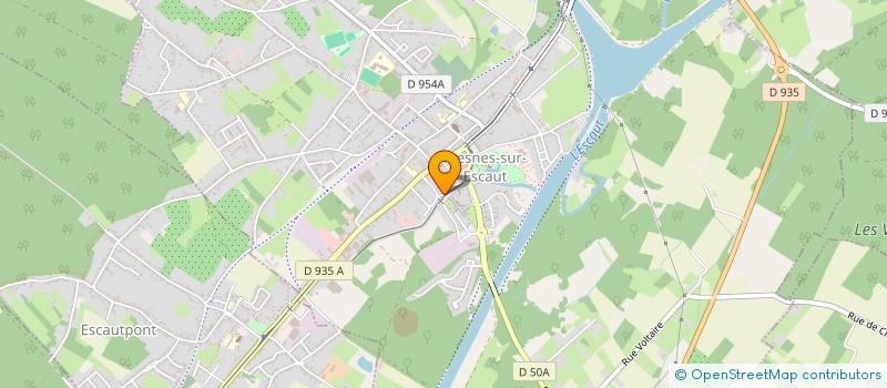 localisation de l'entreprise MONSIEUR RUDDY GUILLAUME à FRESNES-SUR-ESCAUT