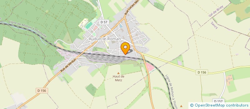 localisation de l'entreprise MONSIEUR RUDDY HOFFMANN  AUDUN-LE-ROMAN