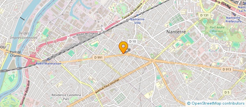 localisation de l'entreprise MONSIEUR RUDDY LEPOULTIER  NANTERRE