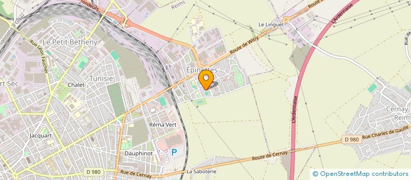 localisation de l'entreprise MONSIEUR RUDDY MACQUART  REIMS