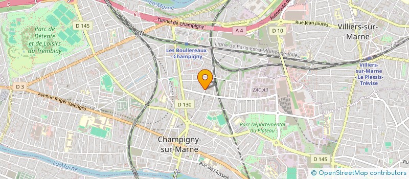 localisation de l'entreprise MONSIEUR RUDDY MEICHER  CHAMPIGNY-SUR-MARNE