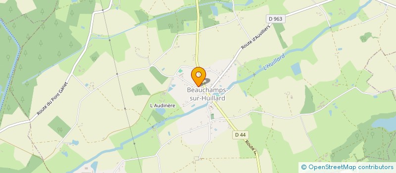 localisation de l'entreprise MONSIEUR RUDDY MEYNARD à BEAUCHAMPS-SUR-HUILLARD