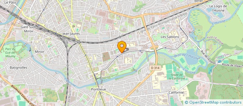 localisation de l'entreprise MONSIEUR RUDDY MOORE  LE MANS