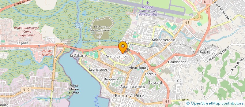 localisation de l'entreprise MONSIEUR RUDDY MOYSAN à LES ABYMES