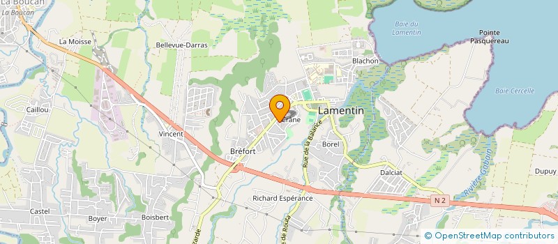 localisation de l'entreprise MONSIEUR RUDDY NISUS  LAMENTIN