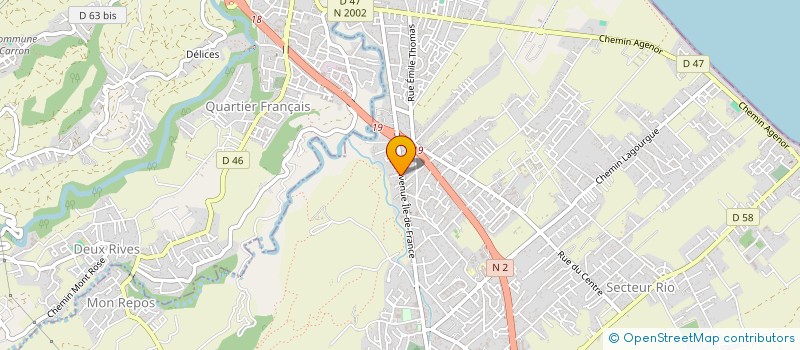 localisation de l'entreprise MONSIEUR RUDDY RAMIN  SAINT-ANDRE