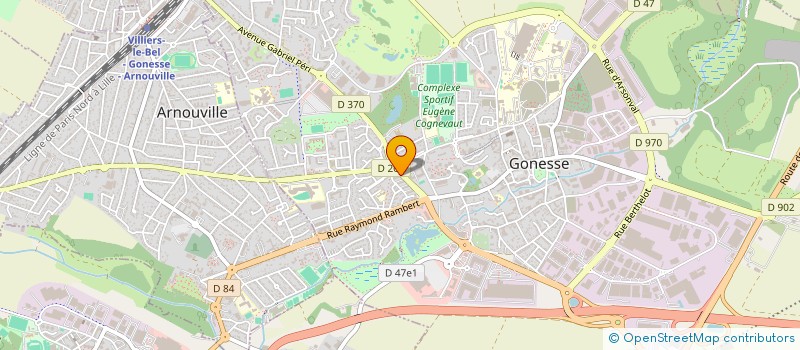 localisation de l'entreprise MONSIEUR RUDDY RISSE à GONESSE