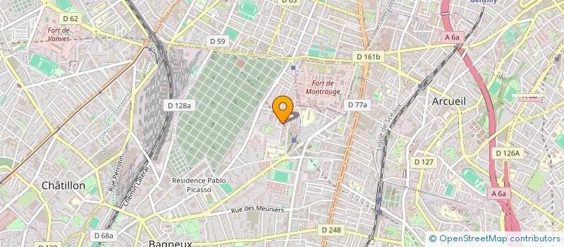 localisation de l'entreprise MONSIEUR RUDDY ROSTAL  BAGNEUX