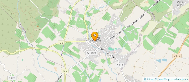 localisation de l'entreprise MONSIEUR RUDDY SABATER  MONTBAZIN