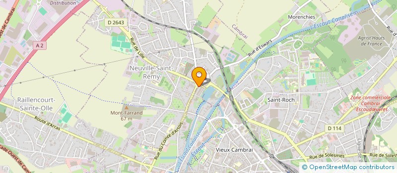 localisation de l'entreprise MONSIEUR RUDDY VIGNOT  CAMBRAI