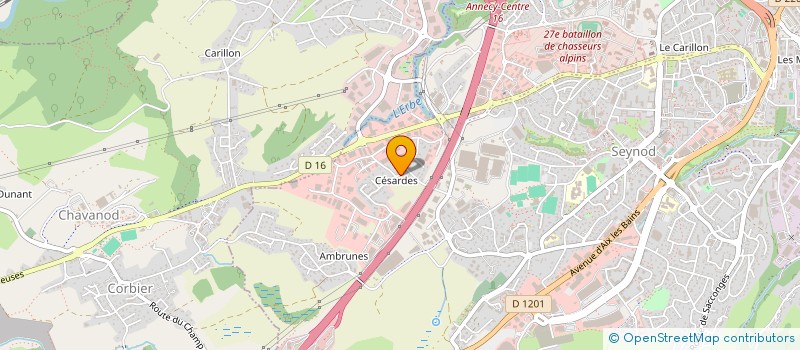 localisation de l'entreprise MONSIEUR RUDDY VIGREUX à ANNECY