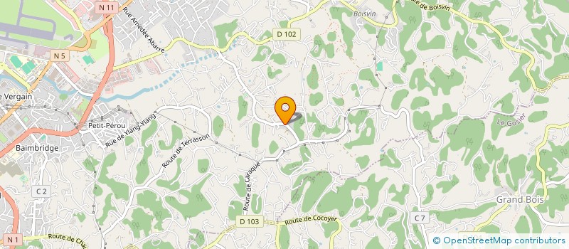 localisation de l'entreprise MONSIEUR RUDDY VINGUIDASSALOM à LES ABYMES
