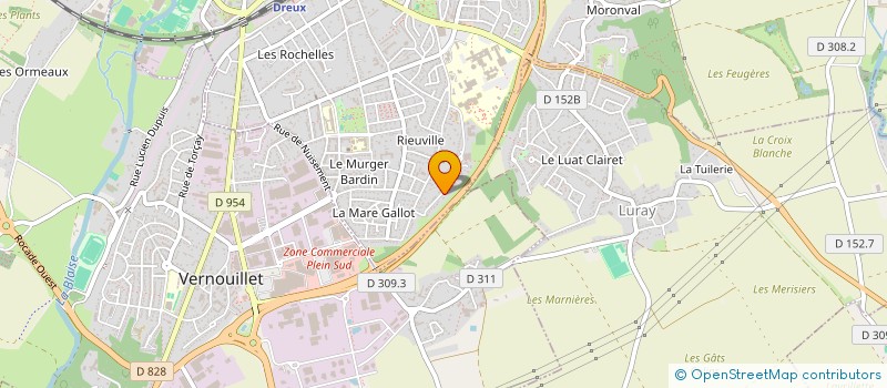 localisation de l'entreprise MONSIEUR RUDE NKOUNKOU MBATA à DREUX