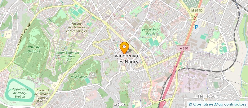 localisation de l'entreprise MONSIEUR RUDI BOGLIONI  VANDUVRE-LES-NANCY