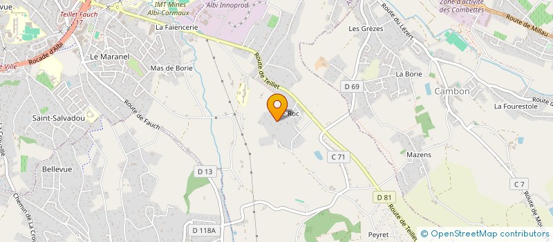 localisation de l'entreprise MONSIEUR RUDI DEMOEN  ALBI