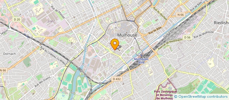 localisation de l'entreprise MONSIEUR RUDI FROELIGER à MULHOUSE