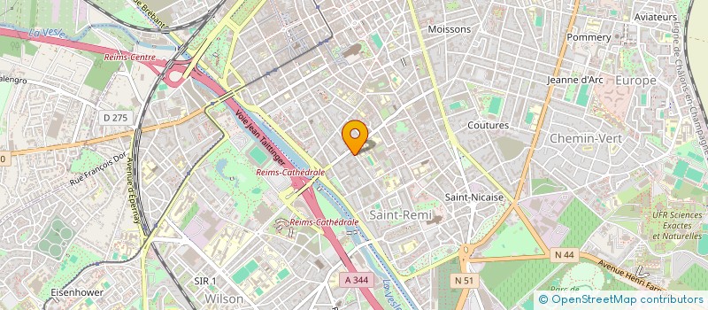 localisation de l'entreprise MONSIEUR RUDI YASSINE  REIMS