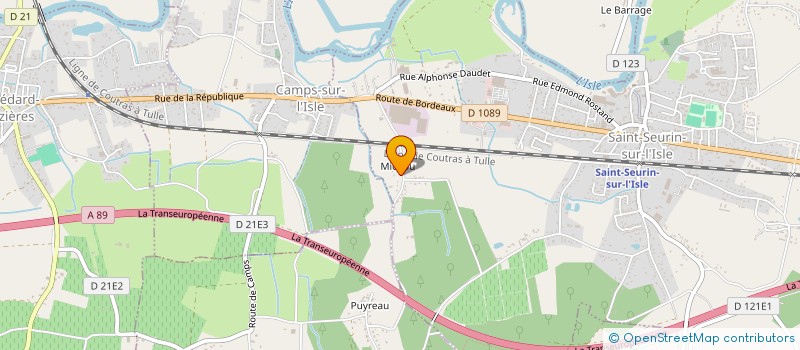 localisation de l'entreprise MONSIEUR RUDOLF BOS  SAINT-SEURIN-SUR-L'ISLE