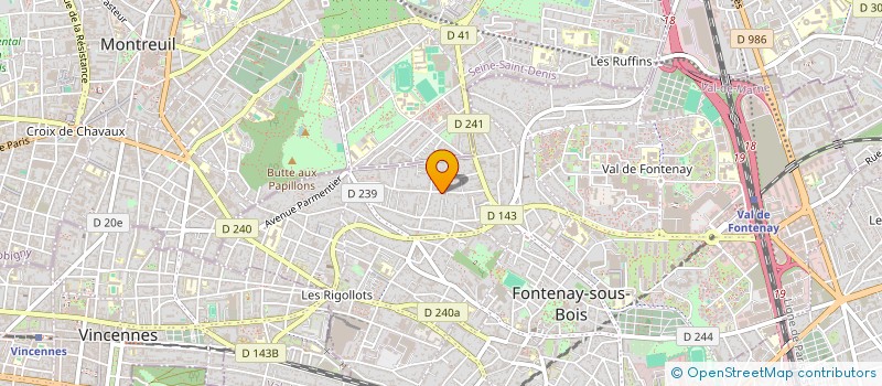 localisation de l'entreprise MONSIEUR RUDOLF LAMAIRE à FONTENAY-SOUS-BOIS