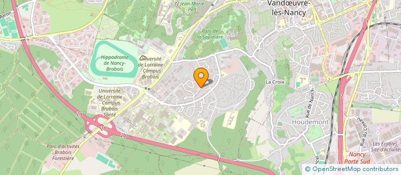 localisation de l'entreprise MONSIEUR RUDOLF LAMBOURDE  VANDUVRE-LES-NANCY