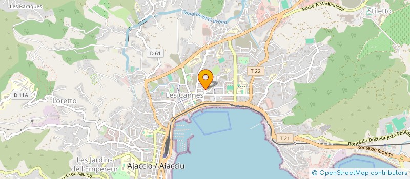localisation de l'entreprise MONSIEUR RUDOLF MILETIC à AJACCIO