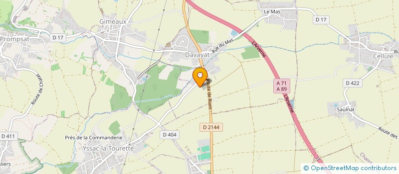 localisation de l'entreprise MONSIEUR RUDOLF POLLE NDANDO  DAVAYAT