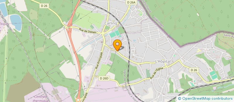 localisation de l'entreprise MONSIEUR RUDOLF SABO  L'HOPITAL