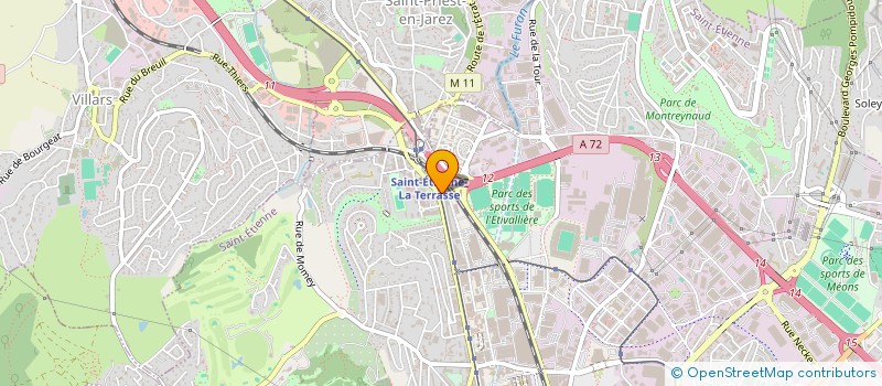 localisation de l'entreprise MONSIEUR RUDOLF VENNEN  SAINT-ETIENNE