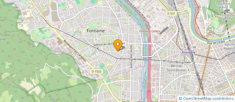 localisation de l'entreprise MONSIEUR RUDOLPH DI PIETRANTONIO  FONTAINE