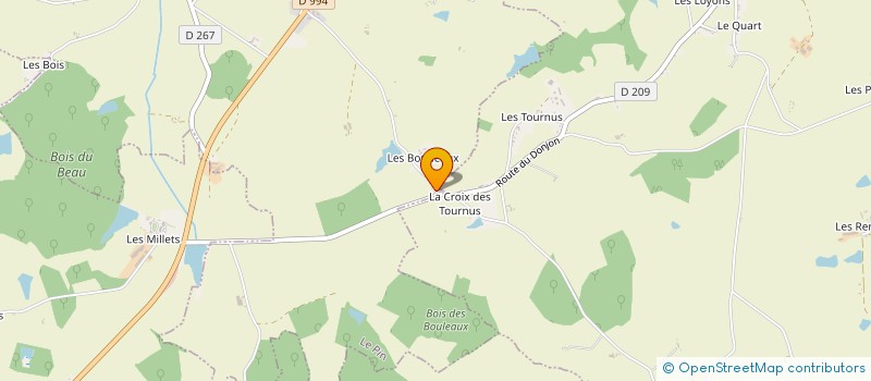 localisation de l'entreprise MONSIEUR RUDOLPH DRUON  LODDES