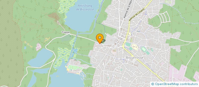 localisation de l'entreprise MONSIEUR RUDOLPH MONDORY  BISCARROSSE