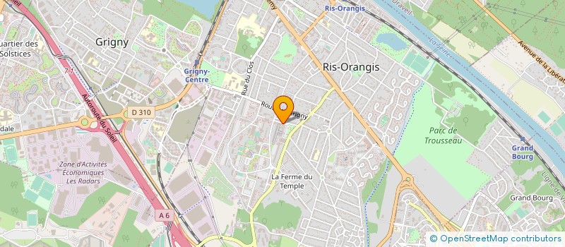 localisation de l'entreprise MONSIEUR RUDOLPH RAFFALLI à RIS-ORANGIS