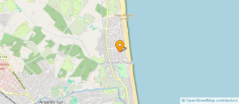 localisation de l'entreprise MONSIEUR RUDOLPHE EHLINGER  ARGELES-SUR-MER